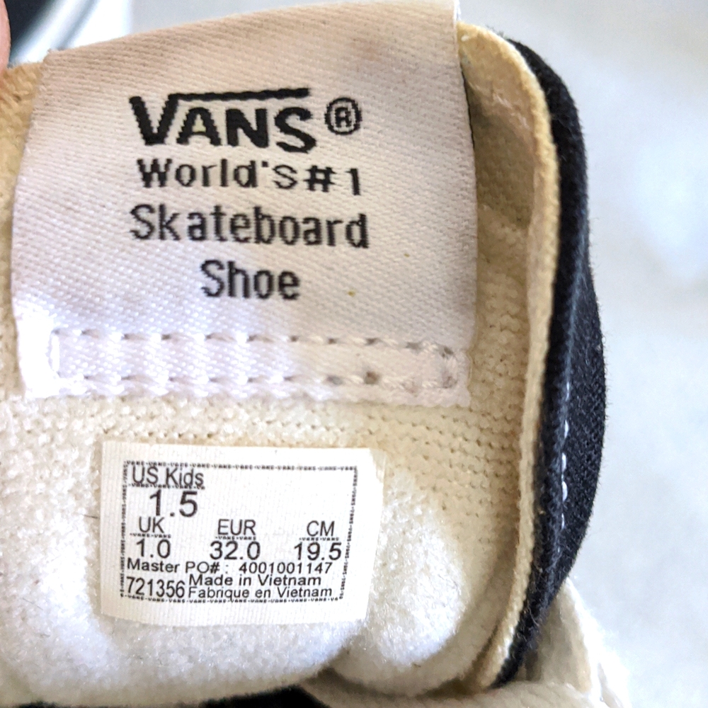 Vans Off The Wall High Top Kids Skateboard Sneakers - Picture 9 of 10